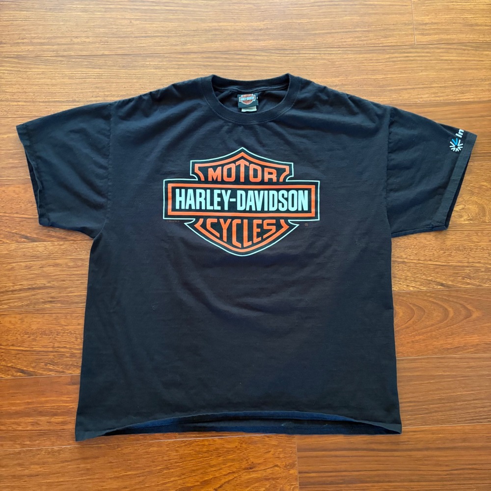 Harley-Davidson T Shirt Mens XL Black Docs St. Louis Missouri Graphic Logo Tee